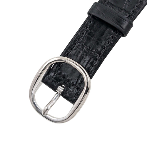 Montre Patek Philippe Golden Ellipse 3848 RARE White 18k Gold Circa 1990 Caliber 215 58 Facettes