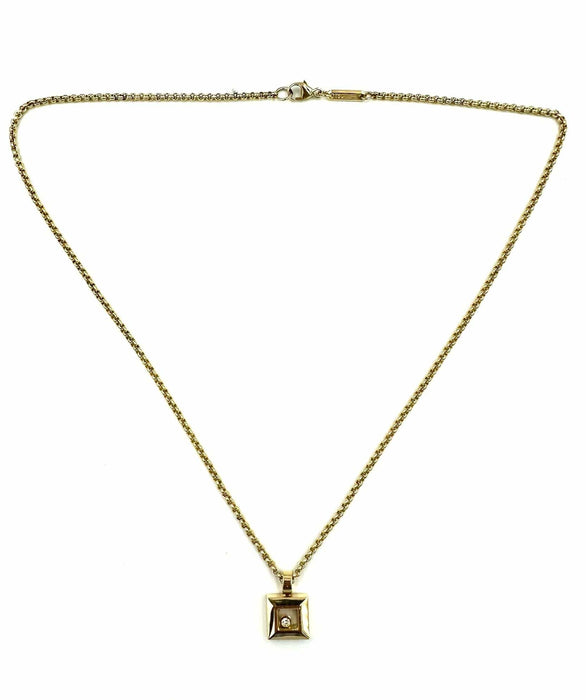 Collier CHOPARD - collier Happy Diamonds or jaune et diamants 58 Facettes