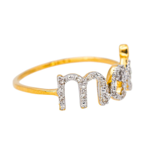 Bague 51 Mauboussin Bague  Moi Or jaune, Or blanc Diamant 58 Facettes 4171510CN