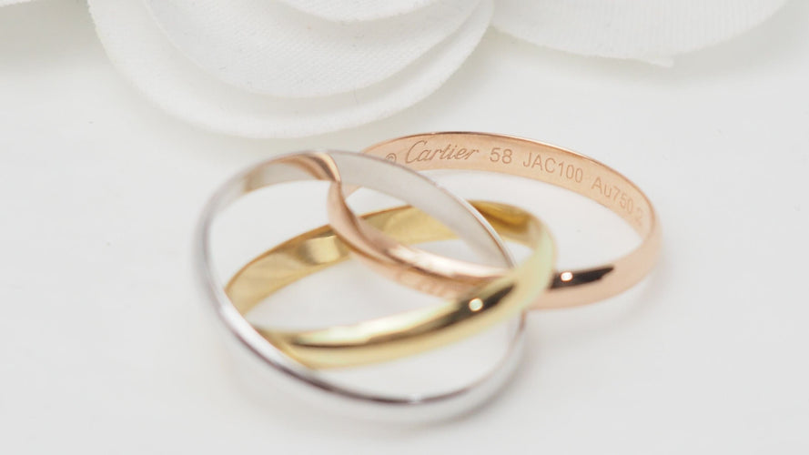 Bague Bague Trinity 3 ors de Cartier 58 Facettes