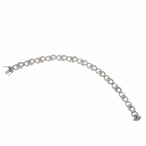 Bracelet Bracelet motifs navette diamants 58 Facettes 30428