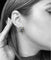 Boucles d'oreilles Boucles d'oreilles florales ornées de saphirs naturels et de diamants 58 Facettes