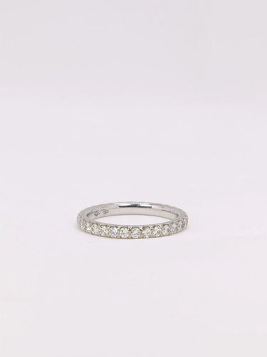 Bague 54 MAUBOUSSIN Alliance or blanc diamants 1 carat 58 Facettes J367