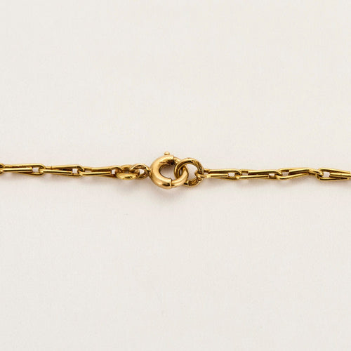 Collier Collier draperie or jaune et perles 58 Facettes NAR0151