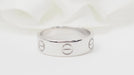 Bague 53 CARTIER - Bague love en or blanc 58 Facettes 32811