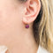 Boucles d'oreilles Dormeuses Pomellato, "Nudo", deux ors, rubis. 58 Facettes 33224