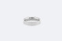 Bague 63 Bague en or blanc avec diamant 58 Facettes anl97
