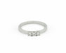 Bague Bague Trilogie en or blanc et diamants 58 Facettes