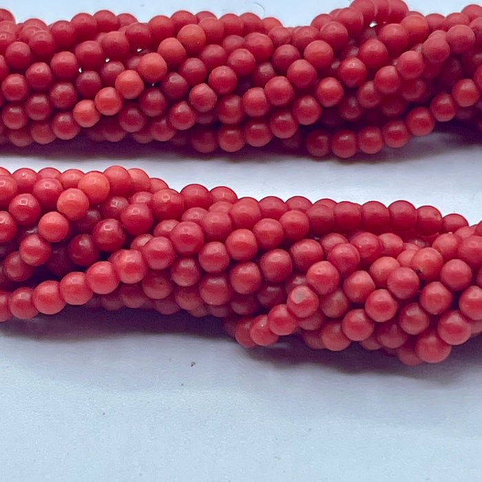 Collana in corallo rosso mediterraneo