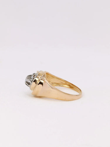 Bague 54 Bague tourbillon or diamants 0,15 ct 58 Facettes J383