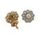 Boucles d'oreilles Boucles d'oreilles Art Déco en or et platine avec diamants et perles 58 Facettes Q322B(964)
