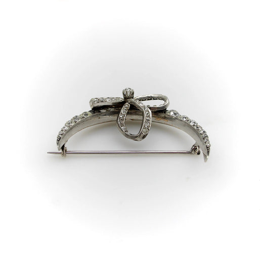 Broche Broche croissant de lune en diamant 58 Facettes