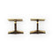 Boutons de manchette Boutons de manchette or quadrillés 58 Facettes 149056733