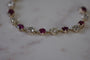 Bracelet Bracelet en rubis birman et diamants de la vieille mine 58 Facettes