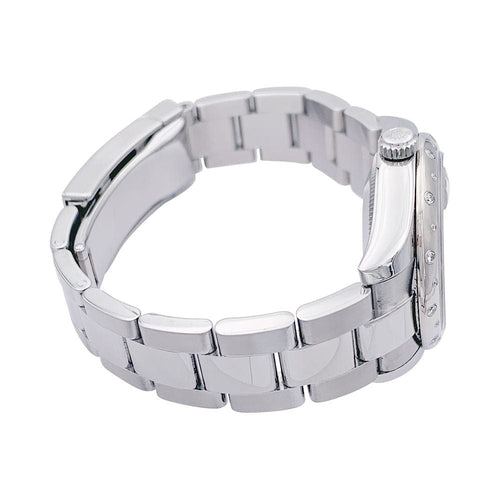 Montre Montre Rolex, "Oyster Perpetual Datejust", acier, diamants. 58 Facettes 33179