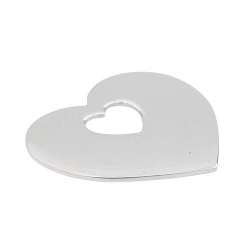 Pendentif Poiray Pendentif Coeur Coeur Or blanc 58 Facettes 3049964CN