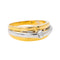 Bague 56 Bague Or jaune, Or blanc Diamant 58 Facettes 3377038CN