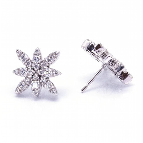 Boucles d'oreilles Boucles d'oreilles PASQUALE BRUNI Or blanc Diamants 58 Facettes D360378CS
