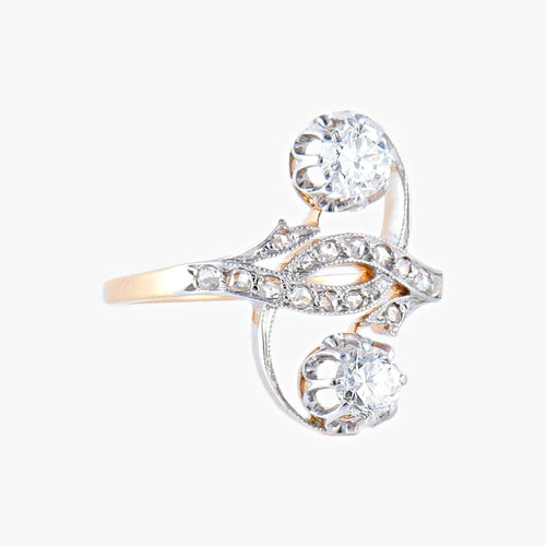 Bague 53 Bague Toi & Moi Diamants 58 Facettes AB5