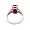 Bague 57 Bague deux ors, diamants, rubis. 58 Facettes 34079