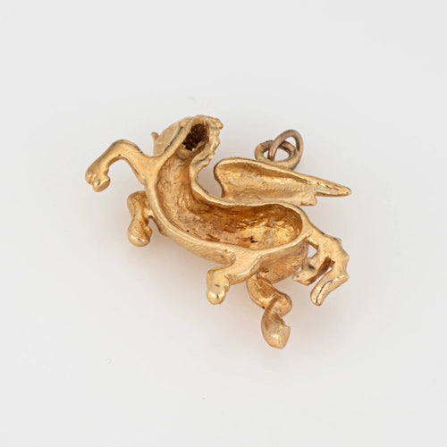 Pendentif Breloque pendentif Pégase vintage en or jaune 58 Facettes G13640