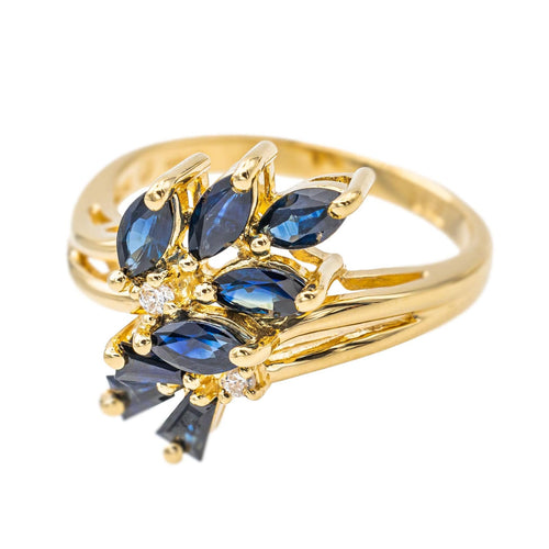 Bague 53 Bague Or jaune Saphir 58 Facettes 3548989CN