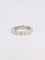 Bague 51 Alliance or blanc diamants ronds 2,7 ct 58 Facettes J530