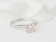 Bague 54 Bague solitaire en or blanc et diamants 1.20ct 58 Facettes 32038