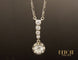 Pendentif Pendentif platine diamants 1920 58 Facettes C1686