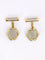 Boutons de manchette CARTIER Boutons de manchette Double C or jaune acier 58 Facettes J290