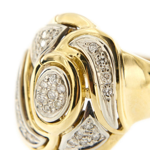 Bague 57 Bague 2 ors diamants 58 Facettes 33599