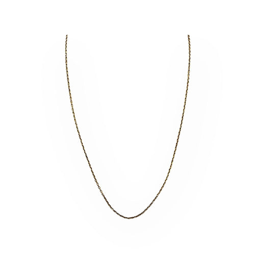 Collier Chaîne longue or jaune maille forçat 58 Facettes 149057006