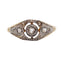 Bague 51 Bague Art Déco or jaune diamants taille rose (circa 1940) 58 Facettes A05973