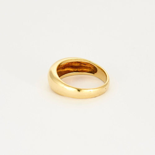 Bague 52,5 Bague jonc or jaune 58 Facettes CHA01786