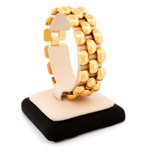 Bracelet Bracelet à maillons panthère en or jaune 18 carats 17300-9156 58 Facettes E695E547938346E18E7F57A8136F6D93