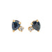 Boucles d'oreilles Boucles d'oreilles Or jaune Saphir 58 Facettes 3241054CN