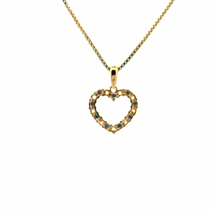 Pendentif Pendentif Coeur Or Jaune 18k 58 Facettes 2-PED1-GS32636