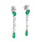Boucles d'oreilles Boucles d'Oreilles Diamants et Emeraudes 58 Facettes 2.18700