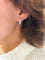 Boucles d'oreilles Paires de de demi créoles en diamant 58 Facettes 0