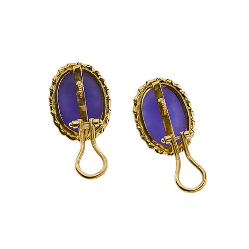 Boucles d'oreilles Boucles d'oreilles camée 58 Facettes 36448