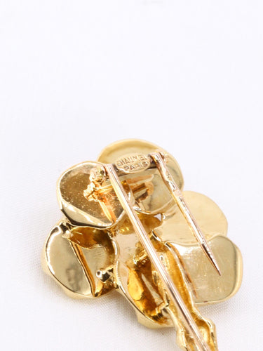 Broche CHAUMET Broche bouquet de fleurs or jaune 58 Facettes 1153.4