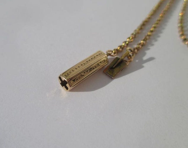 Collier Collier provençal XIXe rivière d’Arles Diamants or rose et argent 58 Facettes