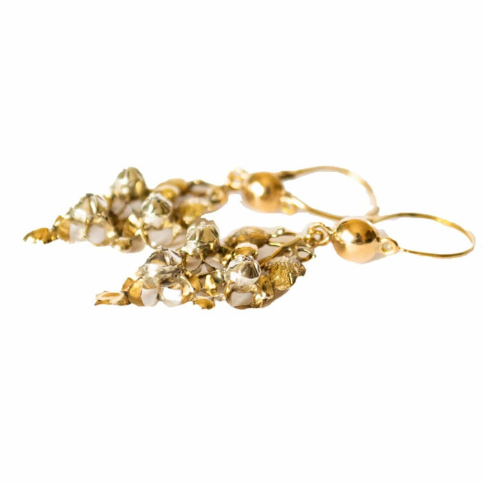 Boucles d'oreilles premières boucles d'oreilles en or avec diamants 58 Facettes Q152B