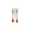 Boucles d'oreilles or jaune, corail et demi perle 58 Facettes Z15B51736