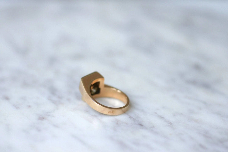 Bague 53 Bague Toi et Moi or rose, platine, diamants 58 Facettes