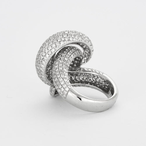 Bague IMPORTANTE BAGUE NOEUD DIAMANTS 58 Facettes 31300012