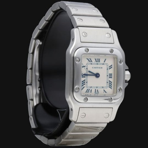 Montre Cartier Montre Santos Galbée Pm 58 Facettes MT42438