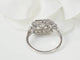 Bague 53 Bague Art Déco en platine et diamants 58 Facettes 33425