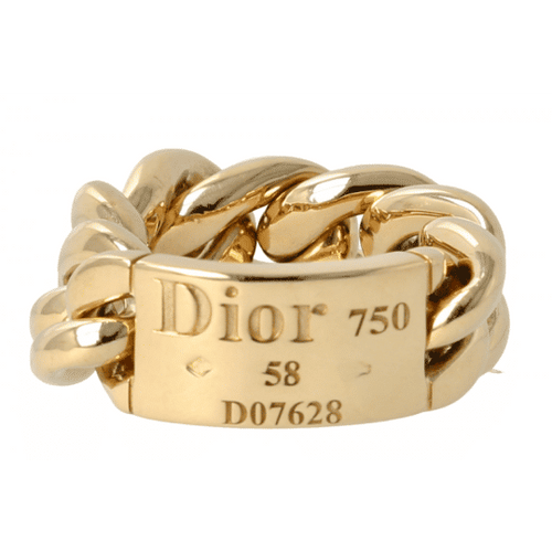 Bague 59 Dior Bague Dior Maillon Chaine 58 Facettes 4177