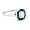 Bague 53 Diamond Sapphire Platinum Halo Ring 58 Facettes 38D54FF352D5479DBFF158C1A31D0550